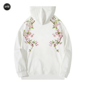 EMBROIDERY HOODIES PEACH BLOSSOM H030