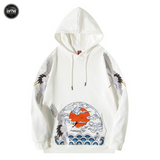 EMBROIDERY HOODIES CRANE H028