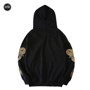 EMBROIDERY HOODIES GOLDEN DRAGON H032