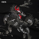 EMBROIDERY HOODIES QILIN H014