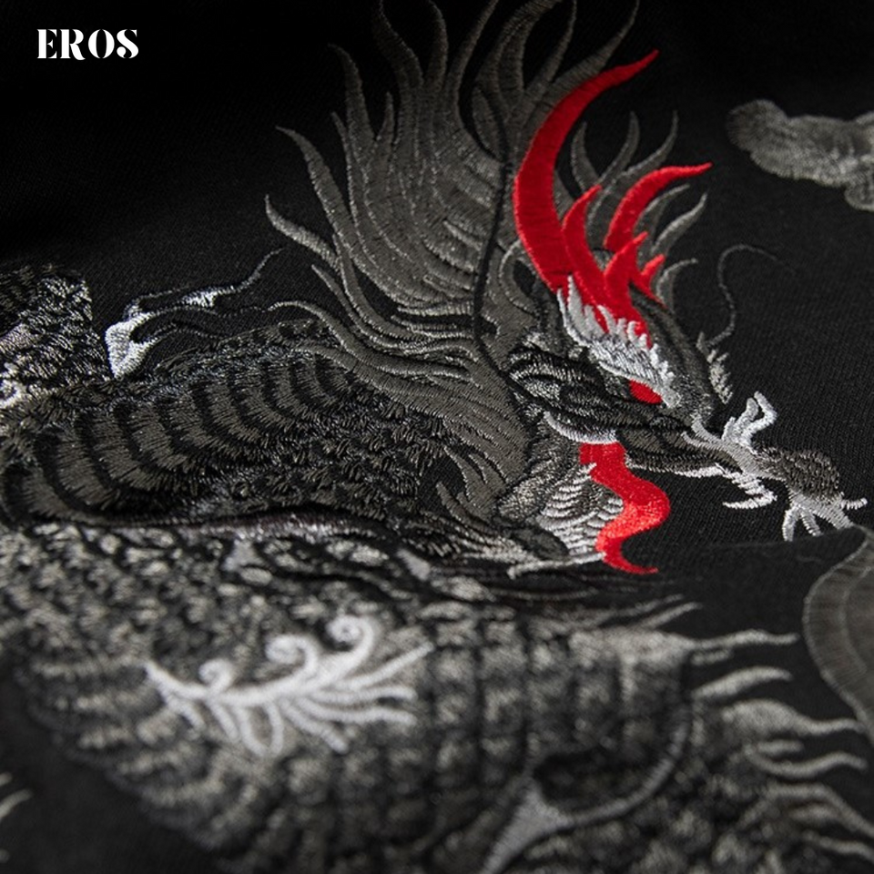 EMBROIDERY HOODIES QILIN H014