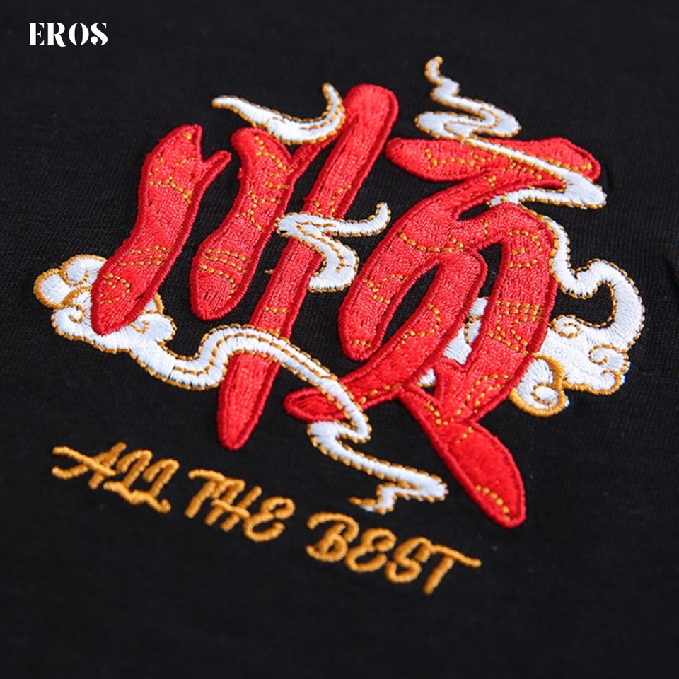 EMBROIDERY T-SHIRT ALL THE BEST #015