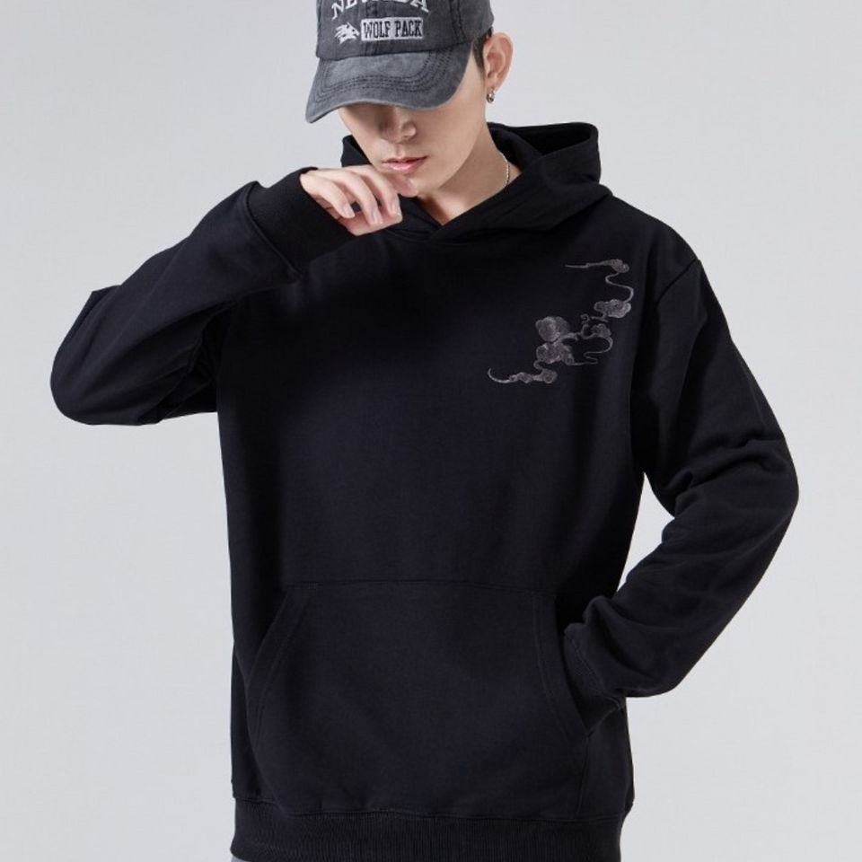 EMBROIDERY HOODIES QILIN H014