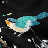 EMBROIDERY HOODIES BAMBOO MAGPIE H015