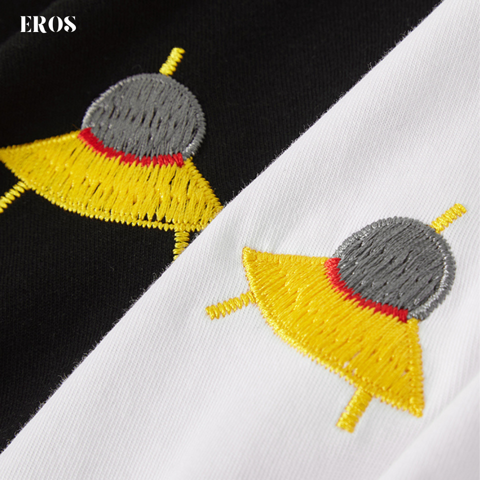 EMBROIDERY T-SHIRT TRAVEL IN SPACE #029