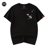 EMBROIDERY T-SHIRT PLUM BLOSSOM PHOENIX #007