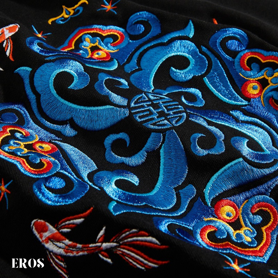 EMBROIDERY HOODIES PORCELAIN H002