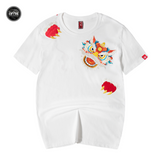 EMBROIDERY T-SHIRT LION DANCE AND BELL #012