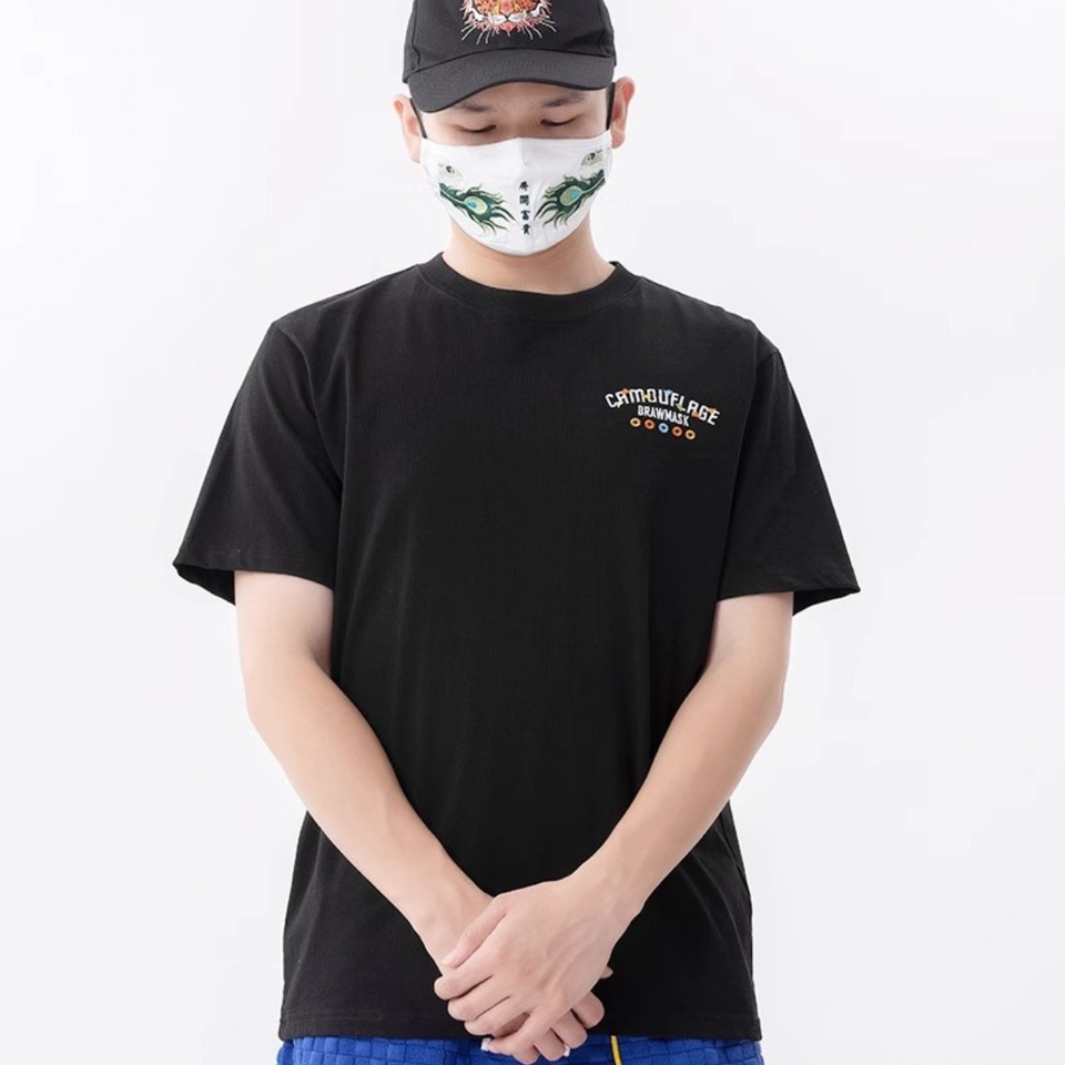 EMBROIDERY T-SHIRT DRAW MASK #016