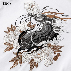 EMBROIDERY T-SHIRT DRAGON #065