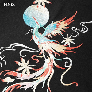 EMBROIDERY T-SHIRT MAPLE PHOENIX #066