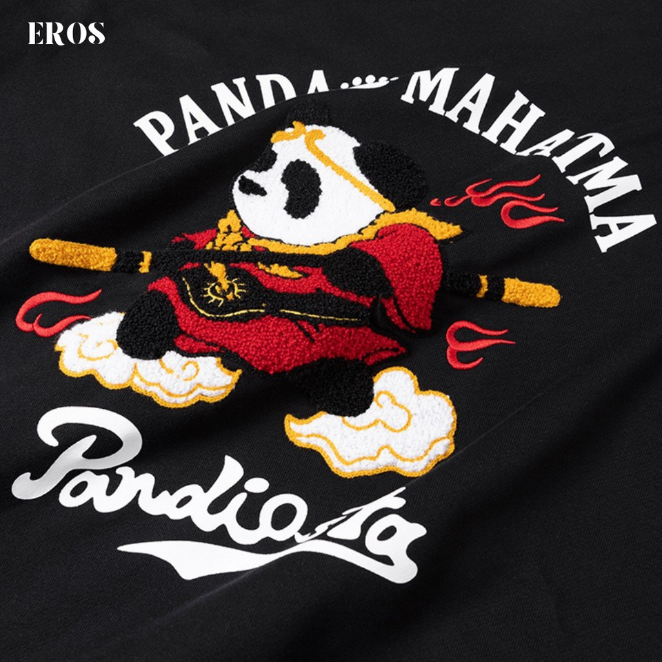 EMBROIDERY HOODIES PANDA MAHATMA H019