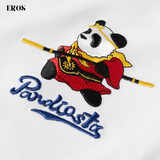 EMBROIDERY T-SHIRT PANDA MAHATMA #023