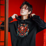 EMBROIDERY HOODIES RED DRAGON H031