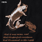 EMBROIDERY T-SHIRT KOI #074