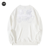 EMBROIDERY LONG-SLEEVED SWEATSHIRT LION DANCE #L03