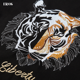 EMBROIDERY T-SHIRT LIBERTY TIGER #026