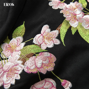 EMBROIDERY HOODIES PEACH BLOSSOM H030