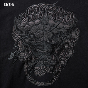 EMBROIDERY HOODIES LION HEAD H036