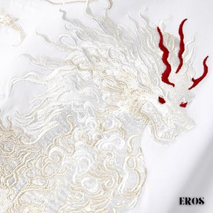 EMBROIDERY T-SHIRT QILIN IN CLOUDS #088