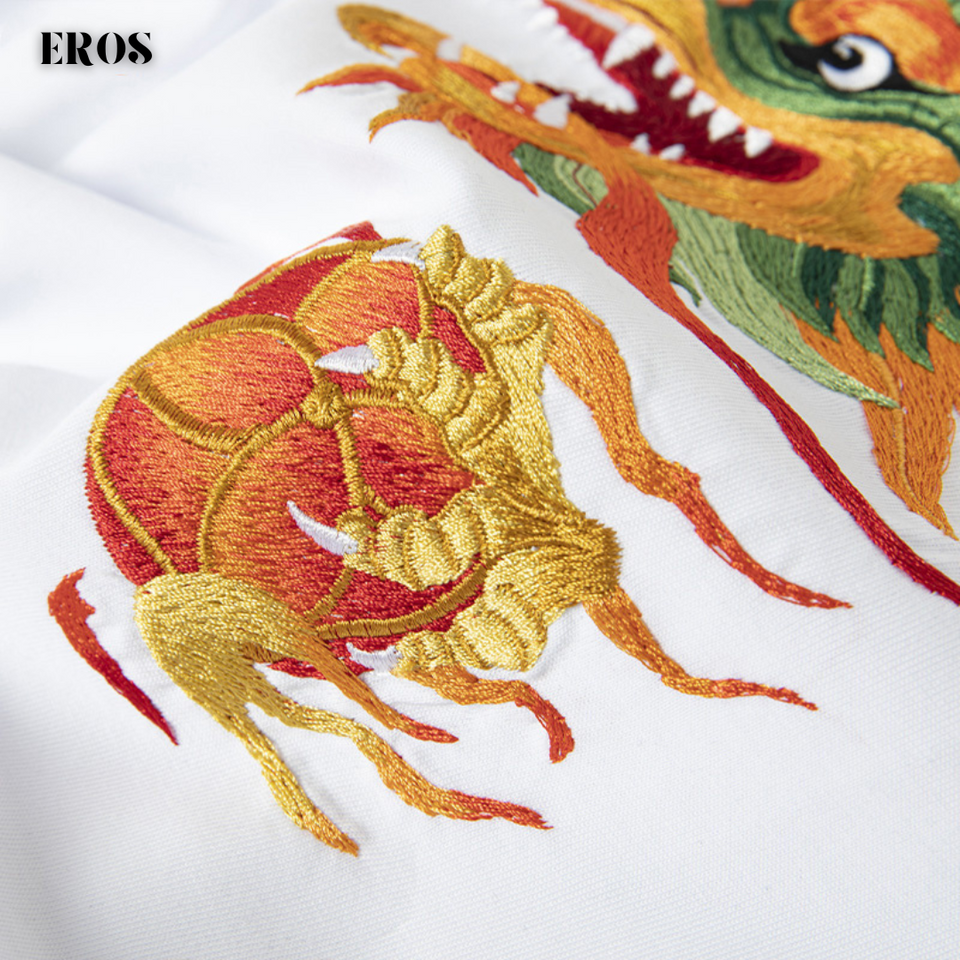 EMBROIDERY T-SHIRT DRAGON BLESSING #091