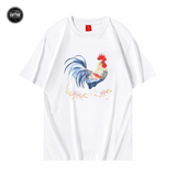 EMBROIDERY T-SHIRT ROOSTER #104