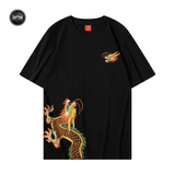 EMBROIDERY T-SHIRT ASCENDING DRAGON #092