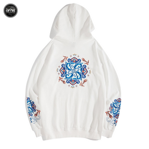 EMBROIDERY HOODIES PORCELAIN H002