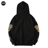 EMBROIDERY HOODIES GOLDEN DRAGON H032