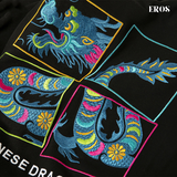 EMBROIDERY T-SHIRT CHINESE DRAGON #093