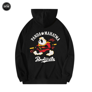 EMBROIDERY HOODIES PANDA MAHATMA H019