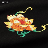 EMBROIDERY T-SHIRT QILIN & LOTUS #038