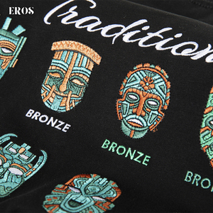 EMBROIDERY T-SHIRT BRONZE MASK #100