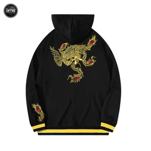 EMBROIDERY HOODIES PHOENIX NIRVANA H023