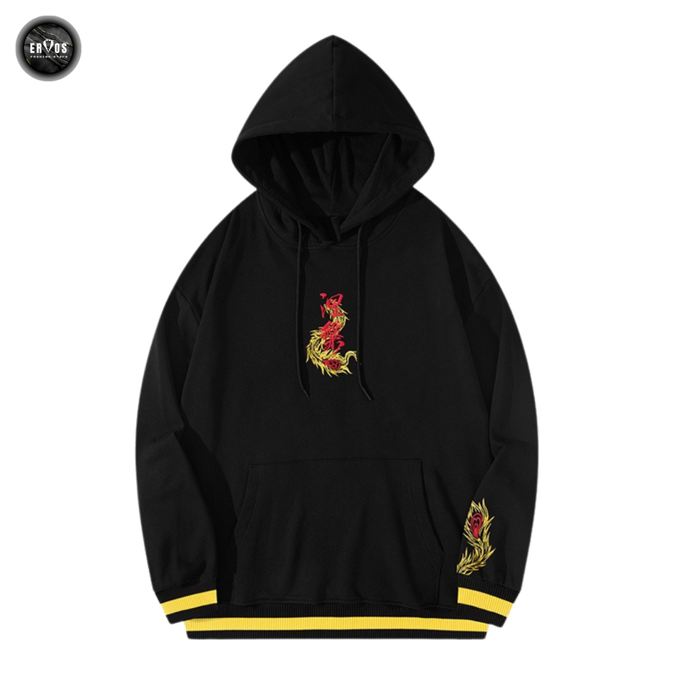 EMBROIDERY HOODIES PHOENIX NIRVANA H023