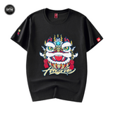 EMBROIDERY T-SHIRT LION DANCE #032