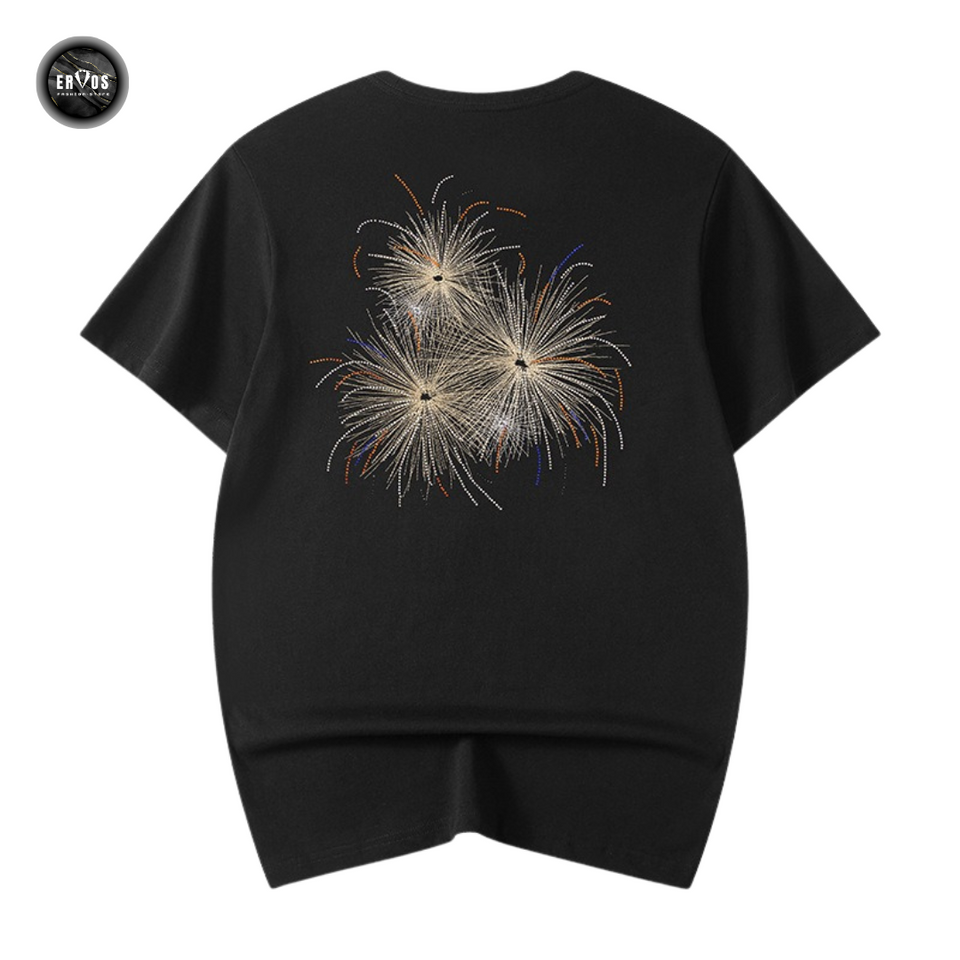 EMBROIDERY T-SHIRT FIREWORK #054