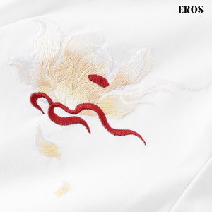 EMBROIDERY T-SHIRT RED EYES QILIN #049