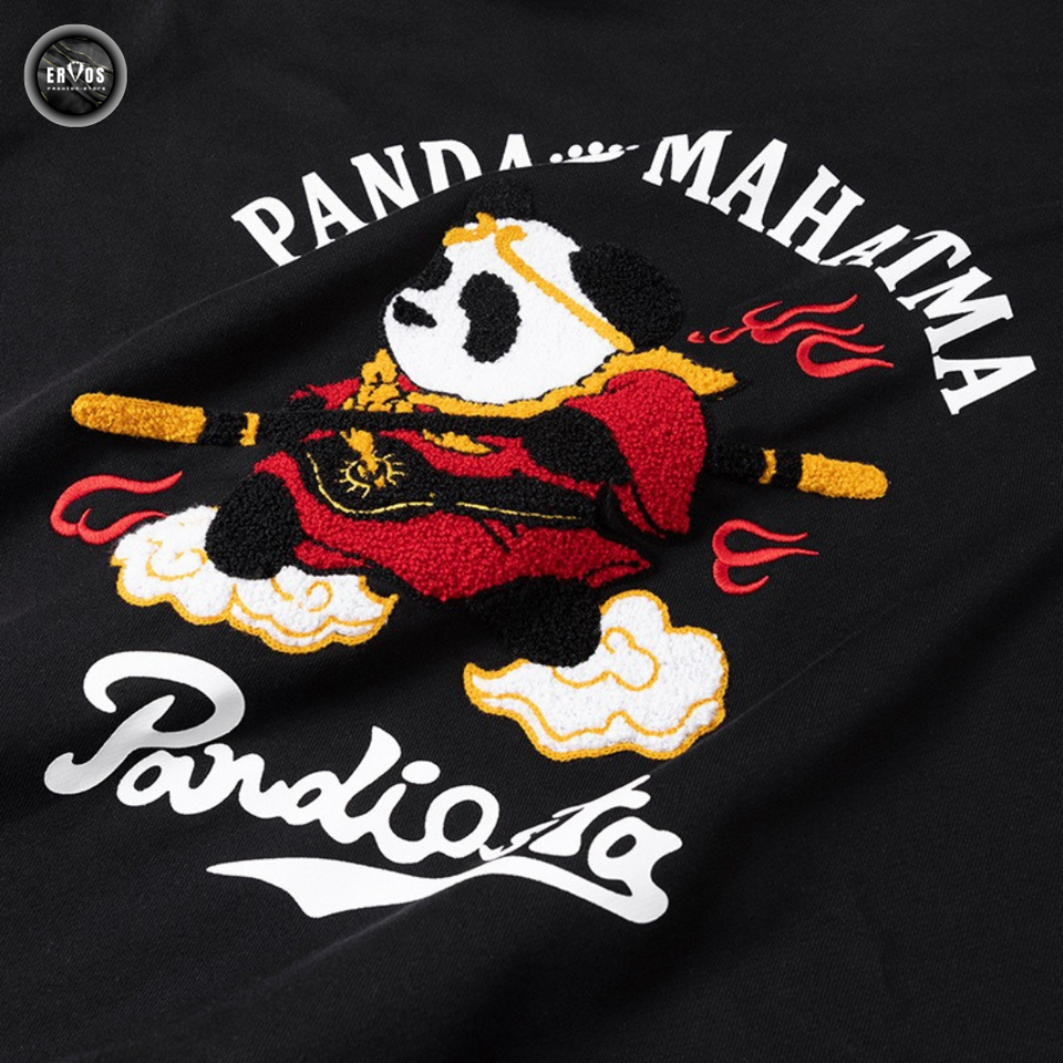 EMBROIDERY HOODIES PANDA MAHATMA H019