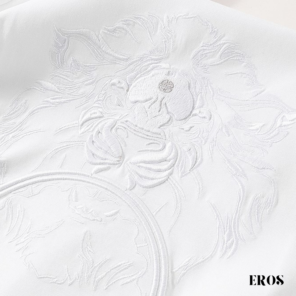 EMBROIDERY T-SHIRT LION HEAD #050