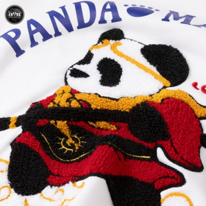 EMBROIDERY HOODIES PANDA MAHATMA H019