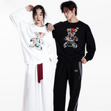 EMBROIDERY LONG-SLEEVED SWEATSHIRT BEARCUB #L08