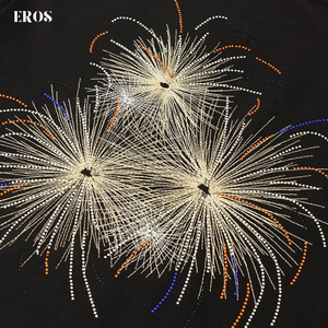 EMBROIDERY T-SHIRT FIREWORK #054