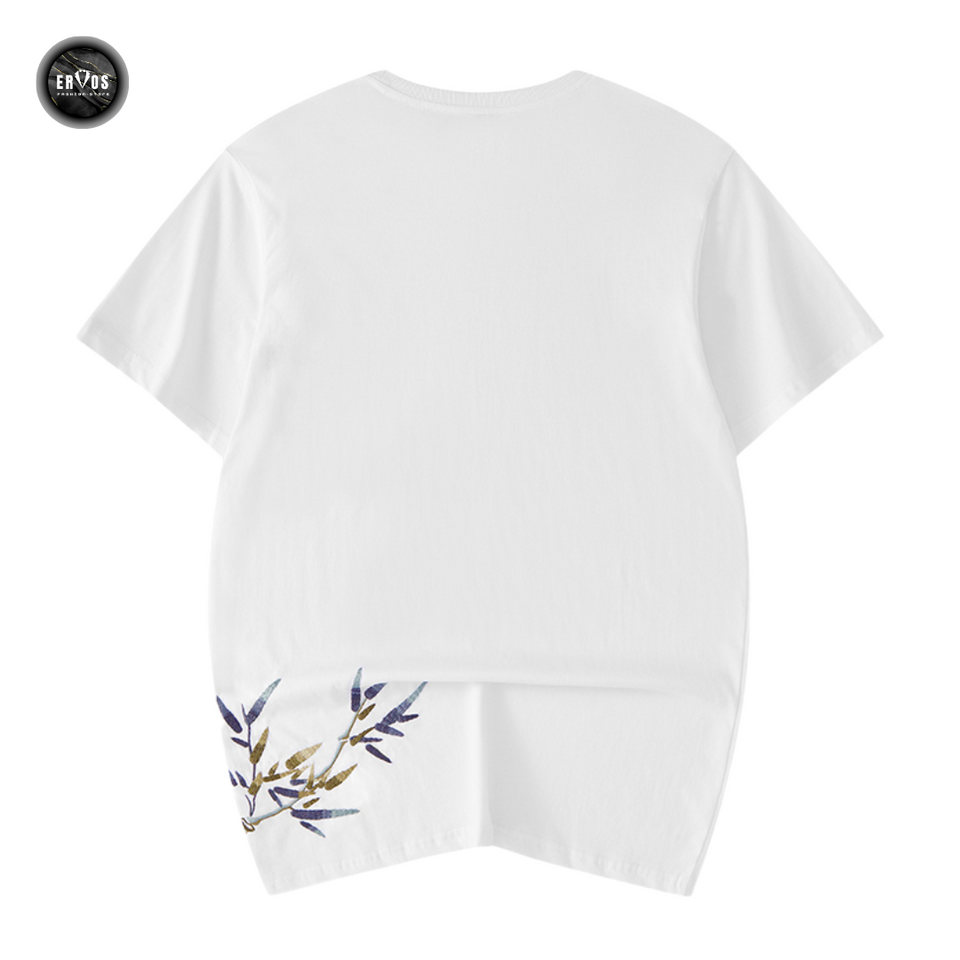 EMBROIDERY T-SHIRT BAMBOO #022