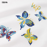 EMBROIDERY T-SHIRT BUTTERFLY #056