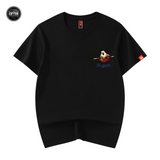 EMBROIDERY T-SHIRT PANDA MAHATMA #023