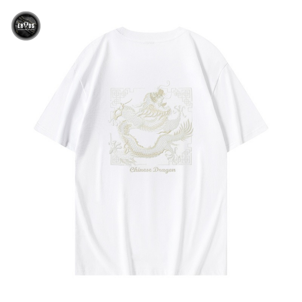 EMBROIDERY T-SHIRT CHINESE DRAGON #107