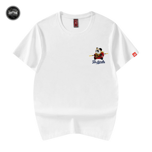 EMBROIDERY T-SHIRT PANDA MAHATMA #023