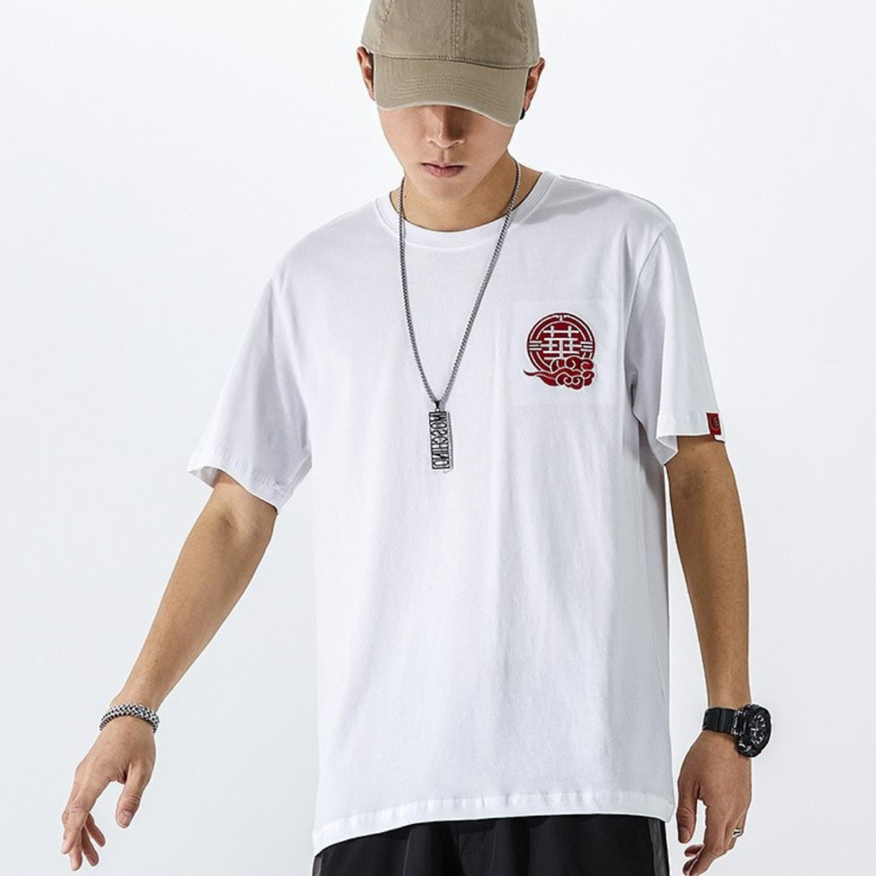 EMBROIDERY T-SHIRT CHINESE CHARACTER #079