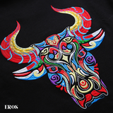 EMBROIDERY T-SHIRT BULLISH #006